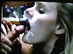 Classic Blonde Girl Cumshot Compilation