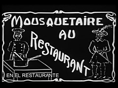 Vintage Erotic Movie 8 - Mousquetaire au Restaurant 1910