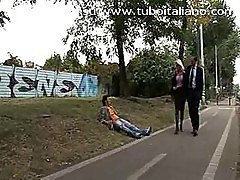Moglie Infedele e Vogliosa Italian Wife cuckolds hubby