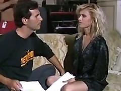 Raunchy interview with horny pussy