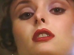Sexy brunette in black long shiny boots pussy licked and ass fucked