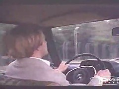 Retro Car Blowjob