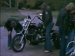 Retro porn Bike Gang Ball